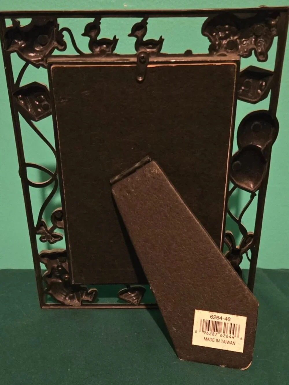 Malden 4 x 6 Free Standing Pewter Baby Picture Frame